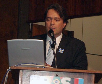 Palestra de Luiz Agner no Palácio do Planalto, Brasília.